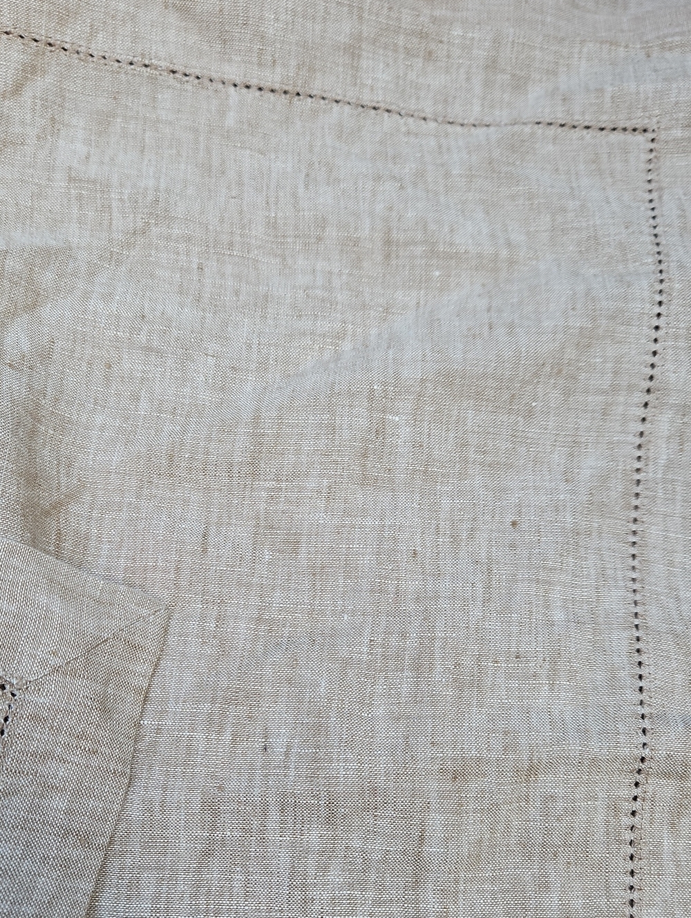 New  Noble Excellence Luxury  Set Of 6  Hemstitch Linen Dinner Napkins - Picture 14 of 17